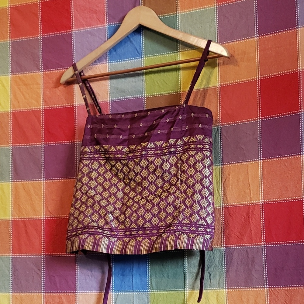 100% silk top